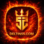 Deltin55 Game interface showing online casino slots and live betting